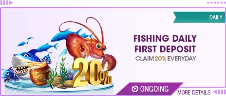 Fishing Daily First Deposit — claim 20% everyday