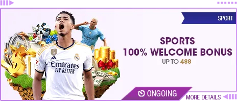 Sports 100% Welcome Bonus — up to 488