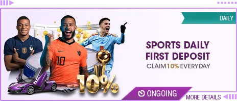 Sports Daily First Deposit — claim 10% everyday